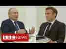Presidents Macron and Putin discuss "how to avoid war” in Ukraine - BBC News