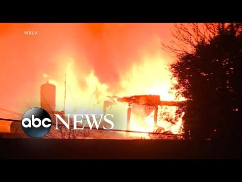 Fertilizer plant on fire for more than a day in North Carolina, forces evacuations
