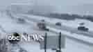 Snow, ice from massive winter storm makes travel dangerous